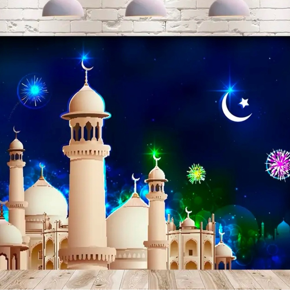 Aladdin Arabian nights background size 7x5 ft